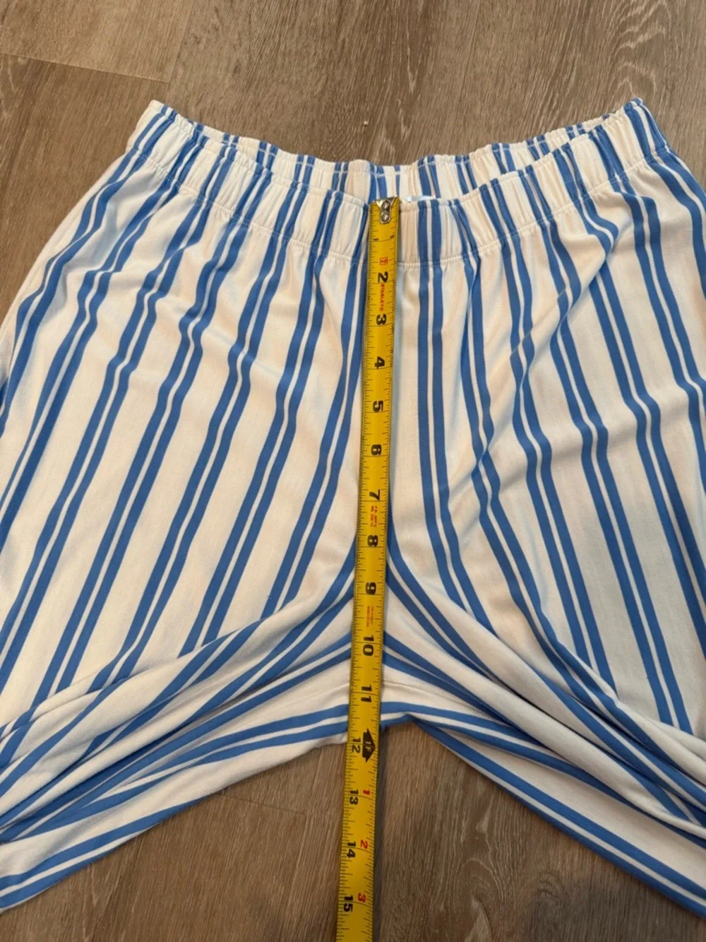 Lake Modal Pajama Pants Loungewear Coastal Blue White Stripe Soft Comfy Small - Picture 7 of 8